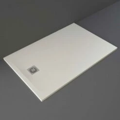 RAK Feeling Solid Greige Rectangular Shower Tray 1400mmx900mm - RFST090140S505