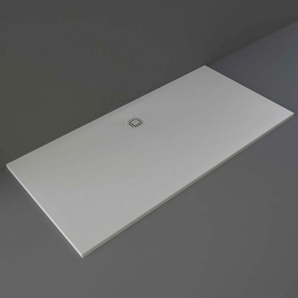 RAK Feeling Solid Grey Rectangular Shower Tray 1700mmx900mm - RFBR090170S503 1 RAK Feeling Solid Grey Rectangular Shower Tray 1700mmx900mm - RFBR090170S503