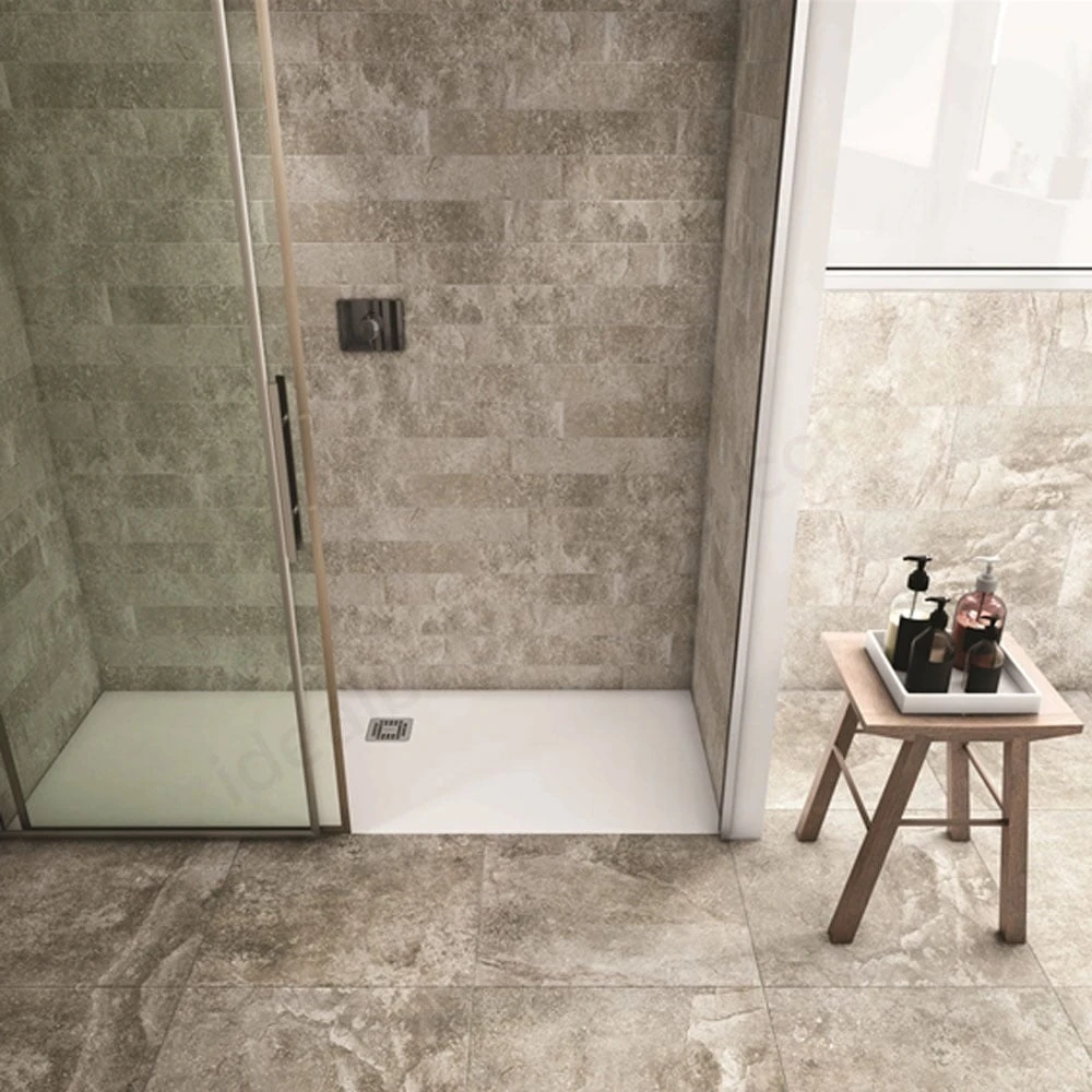 RAK Feeling Solid White Rectangular Shower Tray 1700mmx700mm - RFBR070170S500 2 RAK Feeling Solid White Rectangular Shower Tray 1700mmx700mm - RFBR070170S500 - Image 2