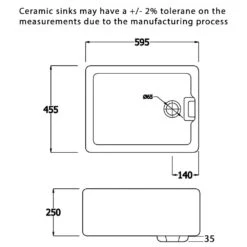 RAK Jeneifer 1.0 Bowl White Ceramic Belfast Butler Kitchen Sink GOSINK8 -Household Goods Shop rak jeneifer 1 0 bowl white ceramic belfast butler kitchen sink gosink8 p26233 193911 image