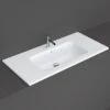 RAK Joy Alpine 1010x465 1th Drop-in Wash Basin - JOYDI10101WH