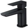 RAK Moon Black Single Lever Mini Mono Basin Mixer Tap & Waste - RAKMOO3002B