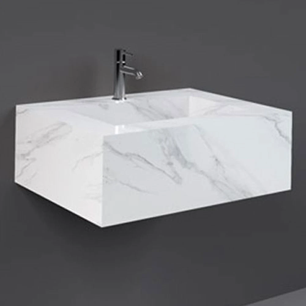 RAK Precious 630x470 1th Carrara Console Wall Hung Wash Basin - PRECT06347100A 1 RAK Precious 630x470 1th Carrara Console Wall Hung Wash Basin - PRECT06347100A