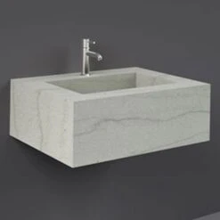 RAK Precious 630x470 1th Macaubus Console Wall Hung Wash Basin - PRECT06347101A
