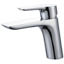 RAK Sport Chrome Single Lever Mono Basin Mixer Tap & Clicker Waste - RAKSPO3001