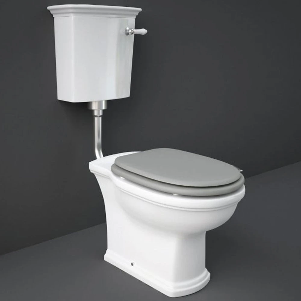 RAK Washington White Low Level Toilet Pan, Cistern & Seat - WASPAKLL503 1 RAK Washington White Low Level Toilet Pan, Cistern & Seat - WASPAKLL503
