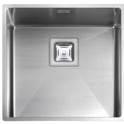 Rangemaster Atlantic Kube 1.0 Stainless Steel Undermount Kitchen Sink & Waste