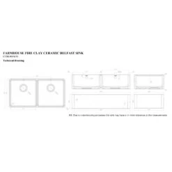 Rangemaster Farmhouse 2.0 Bowl Ceramic White Kitchen Sink & Waste -Household Goods Shop rangemaster farmhouse 2 0 bowl ceramic white kitchen sink waste p66739 286160 image