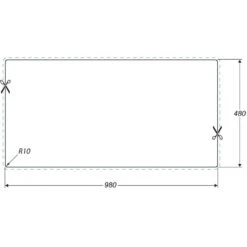 Rangemaster Scoria 1.0 Bowl Granite Crystal White Kitchen Sink & Waste -Household Goods Shop rangemaster scoria 1 0 bowl granite crystal white kitchen sink waste p26315 179441 image