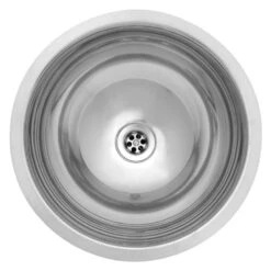Reginox Caribbean S 1.0 Bowl Round Stainless Steel Kitchen Sink & Waste