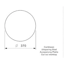 Reginox Caribbean S 1.0 Bowl Round Stainless Steel Kitchen Sink & Waste -Household Goods Shop reginox caribbean s 1 0 bowl round stainless steel kitchen sink waste p39488 194163 image