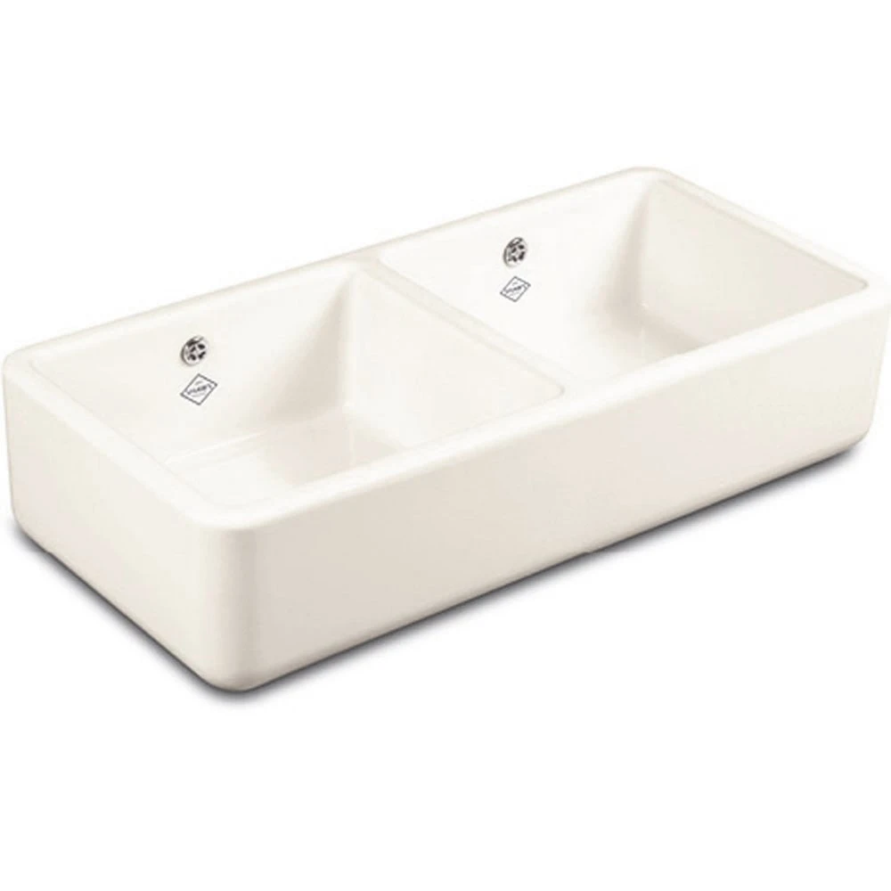 Shaws Classic Double 800 2.0 Bowl Biscuit Ceramic Belfast Kitchen Sink CLASSDOU800BI 1 Shaws Classic Double 800 2.0 Bowl Biscuit Ceramic Belfast Kitchen Sink CLASSDOU800BI