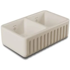 Shaws Ribchester 800 2.0 Bowl Biscuit Ceramic Belfast Kitchen Sink RIBCHESTER800BI