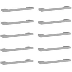 Tap Factory Vibrance Flat Bar Handles - 10 Pack Of Anthracite Grey