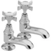 Tre Mercati Imperial Chrome Traditional Basin Tap (Pair) TM1071