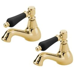 Tre Mercati Victoria Antique Gold Bath Taps (Pair) TM1722