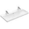 Villeroy & Boch Avento 1000x470 2th White Basin & Semi Pedestal