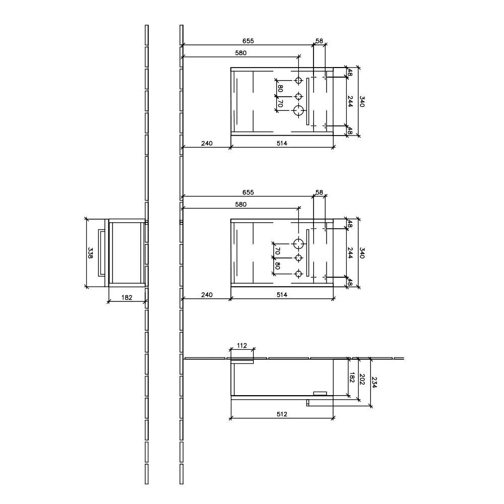 Villeroy & Boch Avento Arizona Oak 350 Wall Hung Vanity Unit, Basin & Onovo Chrome Mini Mixer With Wall Hung Toilet Combi Pack 5 Villeroy & Boch Avento Arizona Oak 350 Wall Hung Vanity Unit, Basin & Onovo Chrome Mini Mixer With Wall Hung Toilet Combi Pack - Image 5