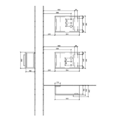 Villeroy & Boch Avento Crystal Black 350 Wall Hung Vanity Unit, Basin & Onovo Chrome Mini Mixer With Wall Hung Toilet Combi Pack -Household Goods Shop villeroy boch avento crystal black 350 wall hung vanity unit basin onovo chrome mini mixer with wall hung toilet combi pack p72273 299185 image