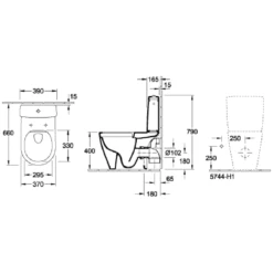 Villeroy & Boch Avento Stone Oak 600 Wall Hung Vanity Unit, Basin, Chrome Waste & Onovo Chrome Basin Mixer With Wall Hung Toilet Set & Frame -Household Goods Shop villeroy boch avento stone oak 600 wall hung vanity unit basin chrome waste onovo chrome basin mixer with wall hung toilet set frame p72540 300205 image