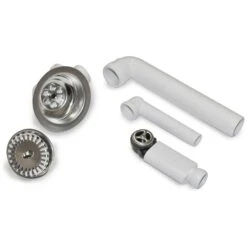 Villeroy & Boch Chrome Kitchen Sink Basket Strainer Waste Kit 8270 00 61