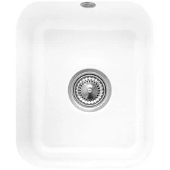 Villeroy & Boch Cisterna 45 1.0 Bowl White Ceramic Kitchen Sink - NO WASTE