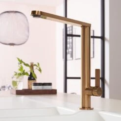 Villeroy & Boch Finera Brushed Copper Stainless Steel Kitchen Sink Mixer Tap 7 Villeroy & Boch Finera Brushed Copper Stainless Steel Kitchen Sink Mixer Tap -Household Goods Shop villeroy boch finera brushed copper stainless steel kitchen sink mixer tap p37006 181563 image