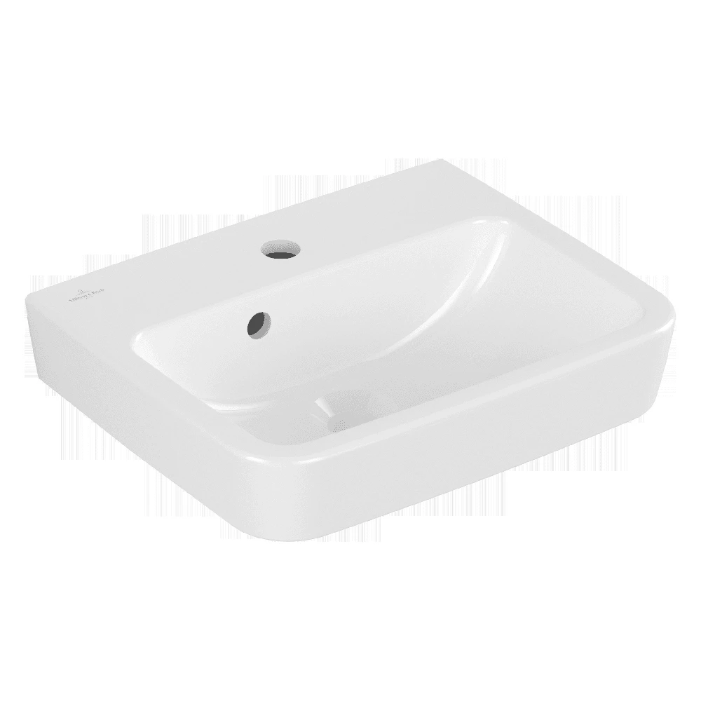 Villeroy & Boch O.novo 450x370 1th White Basin & Semi Pedestal 8 Villeroy & Boch O.novo 450x370 1th White Basin & Semi Pedestal - Image 8