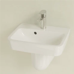 Villeroy & Boch O.novo 500x370 1th White Basin & Semi Pedestal