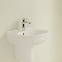Villeroy & Boch O.novo 500x400 1th White Basin & Semi Pedestal