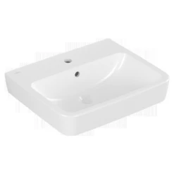 Villeroy & Boch O.novo 550x460 1th White Basin & Full Pedestal -Household Goods Shop villeroy boch o novo 550x460 1th white basin full pedestal p65999 285242 image