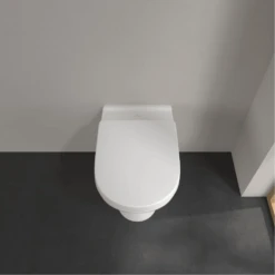 Villeroy & Boch O.novo White Back To Wall Toilet & Soft Close Seat -Household Goods Shop villeroy boch o novo white back to wall toilet soft close seat p66007 285305 image