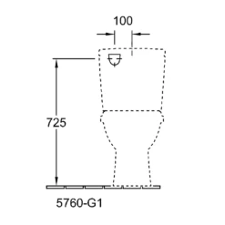 Villeroy & Boch Onovo 550 Basin, Full Pedestal, Chrome Basin Mixer & Chrome Waste With Close Coupled WC Combi Pack -Household Goods Shop villeroy boch onovo 550 basin full pedestal chrome basin mixer chrome waste with close coupled wc combi pack p72807 300839 image