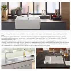 Villeroy & Boch Subway XU 1.5 White Ceramic Undermount Sink LHSB - NO WASTE -Household Goods Shop villeroy boch subway xu 1 5 white ceramic undermount sink lhsb no waste p25917 153131 image