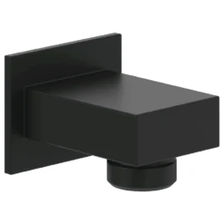 Villeroy & Boch Universal Square Matt Black Shower Wall Outlet